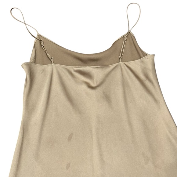 NEW J. CREW Gwyneth Slip Dress in Luster Charmeuse Camel Size 0 - Picture 9 of 11